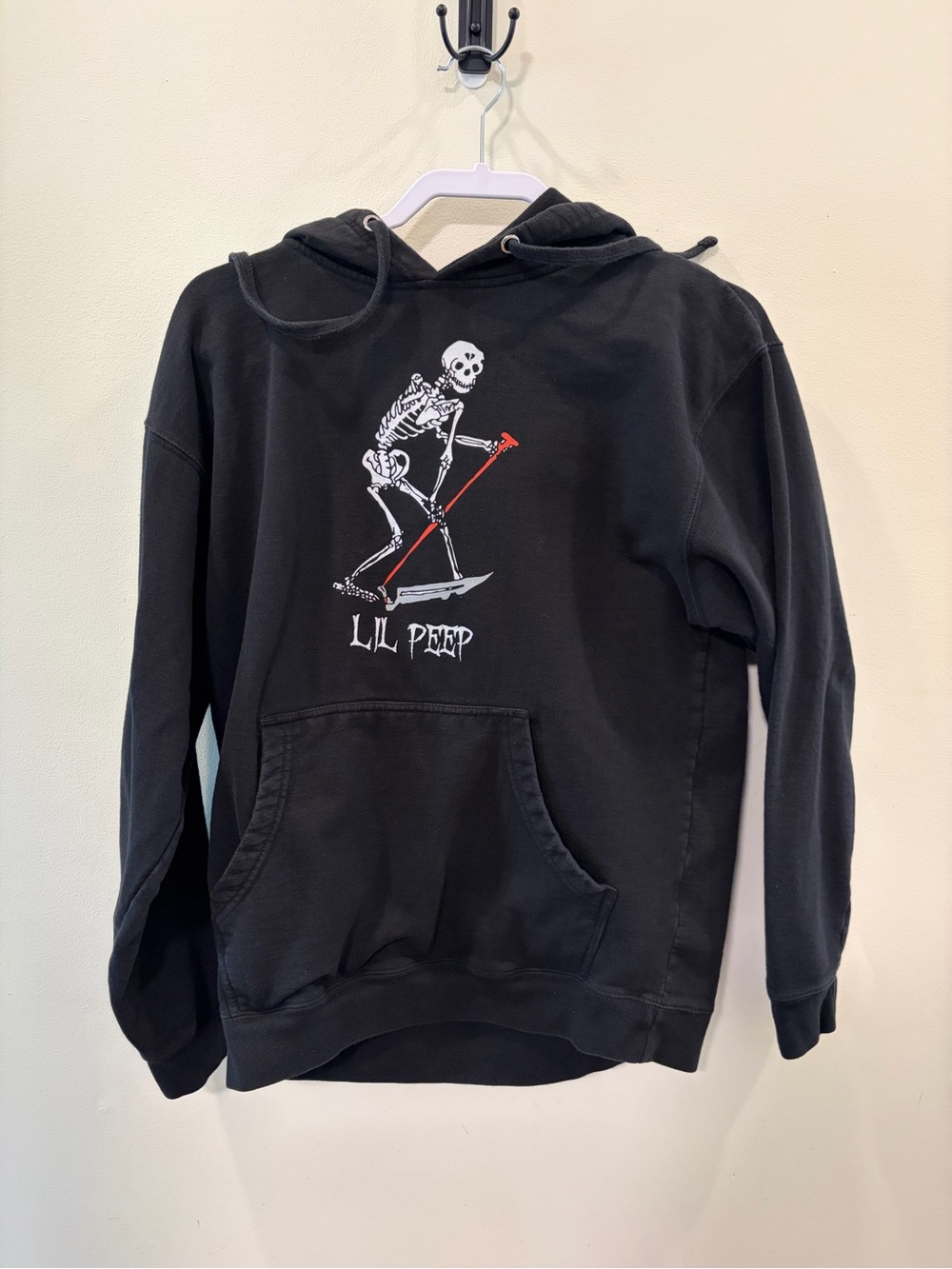 Lil Peep Sweatshirt Schemaposse skeleton hoodie official merchandise, M, EUC